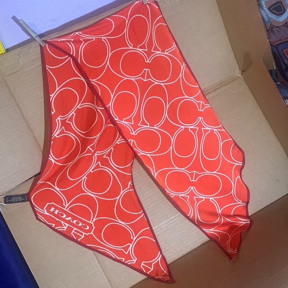 Coach wrap scarf